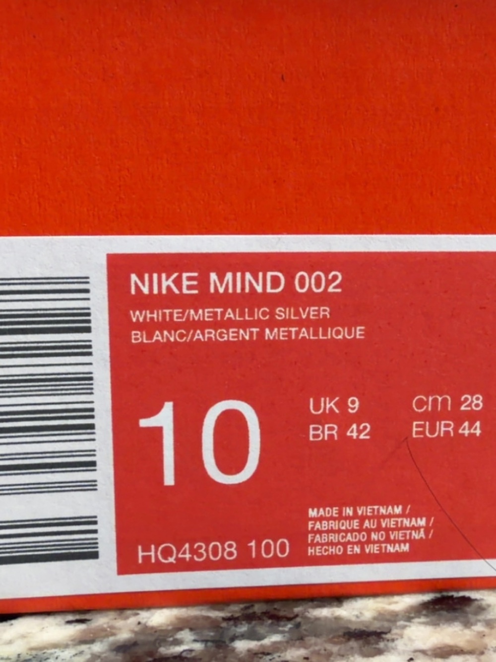 Nike Mind 002 White Men’s Size 10 Sneakers HQ4308-100 w/ Box - Picture 2 of 7